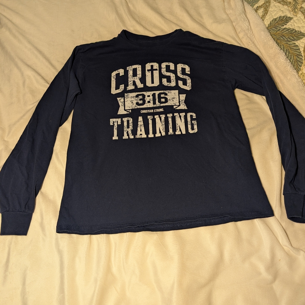 Anvil Navy Graphic Tee